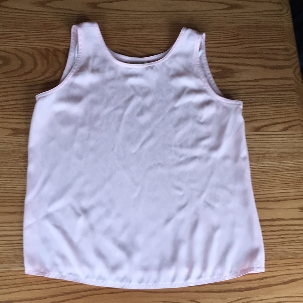 Vintage Leslie Fay Baby pink animal print tank